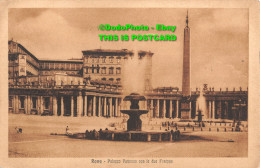 R412543 Roma. Palazzo Vaticano Con Le Due Fontane. E. G. D. V - Monde