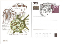CDV A 71 Czech Republic St Catherine Church In Chomutov 2001 - Cartes Postales