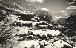 12049987 Wengen BE Mit Jungfrau Und Breithorn Wengen - Andere & Zonder Classificatie