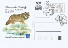 CDV C Czech Republic Wolf In The Beskids 2014 Frog Cancel - Other & Unclassified