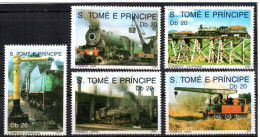 Sao Tomé-et-Principe -  Locomotives 1989 - Eisenbahnen