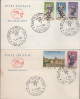 ITALIA - ITALIE - ITALY - 1975 - Anno Santo - 2x FDC Cavallino - FDC