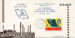 1967 Persia Nationalization Of Oil Industry FDC - Iran