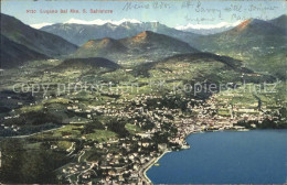 12045937 Lugano TI Veduta Dal Monte San Salvatore Lago Luganersee Alpenpanorama  - Autres & Non Classés