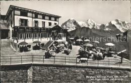 12045787 Schynige Platte Berghaus Mit Eiger Moench Jungfrau Schynige Platte - Sonstige & Ohne Zuordnung