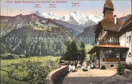 12044897 Interlaken BE Grand Restaurant Harderkulm Mit Eiger Moench Jungfrau Int - Sonstige & Ohne Zuordnung