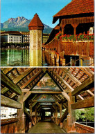 15-5-2024 (5 Z 12) Switzerland - Luzern (covered Bridge) - Puentes