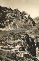 12044327 Engelberg OW Hotel Truebsee Mit Hanghorn Und Hutstock Alpenpanorama Eng - Sonstige & Ohne Zuordnung