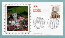 FDC France 2003 - Eglise De Saint-Père (Yonne) - YT 3586 - 89 Saint Père - 2000-2009