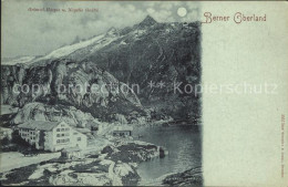 12042367 Grimsel Pass Hospiz Mit Naegelis Graetli Mondscheinkarte Grimsel Pass - Sonstige & Ohne Zuordnung