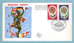 FDC France 1964 - Europa 1964 -YT 1430 & 1431 - 67 Strasbourg - 1960-1969