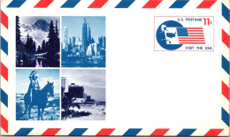 15-5-2024 (5 Z 14) USA  - United States Of America (2 Blank) Pre-Paid Postcards (not Written) 11 Cents + 13 Cents - Autres & Non Classés