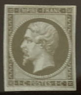 France YT N° 11 Neuf *. TB Signé Brun - 1853-1860 Napoleon III