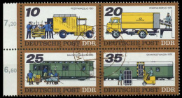 DDR ZUSAMMENDRUCK Nr 2299VB Zentrisch Gestempelt VIERERBLOCK X13E98E - Zusammendrucke