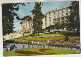 Chatel'Guyon 63 406m  Carte Circulée Timbrée  Station Thermale D'Auvergne_Le Parc Fleuri Et L'Hotel Splendid Animé - Châtel-Guyon