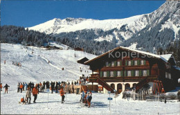 12037437 Lenk Simmental Pension Sunnstuebli Skilift Mauren Skischule Sammelplatz - Autres & Non Classés