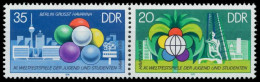 DDR ZUSAMMENDRUCK Nr WZd380 Postfrisch WAAGR PAAR SBE7F4A - Zusammendrucke
