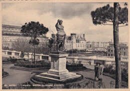 Napoli Litoranea Statua Di Cesare E Augusto - Napoli (Naples)