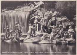 Caserta Palazzo Reale Diana Con Le Sue Ninfe Gruppo Della Gran Cascata - Caserta