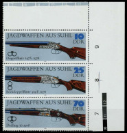 DDR ZUSAMMENDRUCK Nr SZd175 Postfrisch 3ER STR ECKE-ORE X13EFD6 - Zusammendrucke