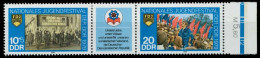 DDR ZUSAMMENDRUCK Nr WZd412 Postfrisch 3ER STR SRA SBED1A2 - Se-Tenant