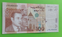 MAROC MOROCCO MARRUECOS MAROKKO BANQUE AL MAGHREB  MOHAMED VI 100 DIRHAMS 2002 - Maroc