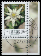 BRD BUND DS BLUMEN Nr 2530 Zentrisch Gestempelt ECKE-URE X34A772 - Used Stamps
