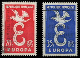 FRANKREICH 1958 Nr 1210-1211 Gestempelt X3EEAF6 - Gebruikt