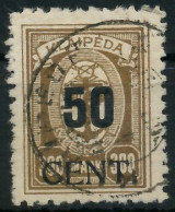 MEMEL 1923 Nr 198 Gestempelt Gepr. X472DE2 - Memelland 1923