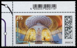 BRD BUND 2022 Nr 3674 Postfrisch ECKE-OLI X521FCE - Unused Stamps