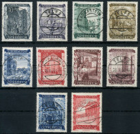 ÖSTERREICH 1948 Nr 858-867 Zentrisch Gestempelt X75E4D2 - Used Stamps