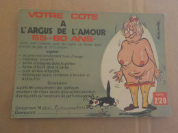 CPSM -  AU PLUS RAPIDE - CARTE HUMORISTIQUE COQUINE     VOYAGEE  NON TIMBREE - Humor