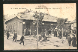 AK Marseille, Exposition Coloniale 1906, Maison De Repos Annamite  - Ausstellungen