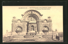AK Marseille, Exposition Coloniale 1922, Fontaine Monumentale  - Tentoonstellingen