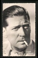 AK Schauspieler Albert Préjean Mit Zigarette  - Schauspieler