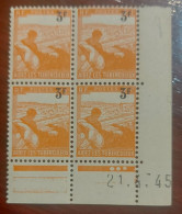 France 1946 Neuf** Bloc De 4 Timbres YV N° 750 Au Profit Des Tuberculeux - Mint/Hinged