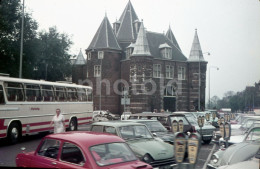 1970s DAF VARIOMATIC NIEUWMARKT AMSTERDAM BUS NETHERLANDS 35mm SLIDE PHOTO FOTO NB4172 - Dias