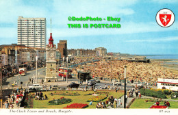 R413442 Margate. The Clock Tower And Beach. Elgate Postcards - World