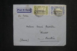 SIERRA LEONE - Lettre Par Avion D'un Marin Du Croiseur Jeanne D'Arc > La France - 1938 - A 3012 - Sierra Leona (...-1960)