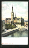 AK Hamburg, Rathaus Aus Der Vogelschau  - Mitte