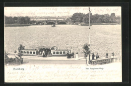 AK Hamburg-Neustadt, Anlegeplatz Der Alsterboote Am Jungfernstieg  - Mitte