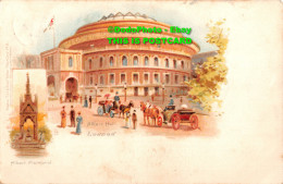 R413858 London. Albert Hall. Albert Memorial. Tuck. View. Postcard No. 8. 1904 - Otros & Sin Clasificación