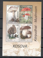 KOSOVO - MNH BLOCK- FLORA - MUSHROOMS - 2016. - Kosovo