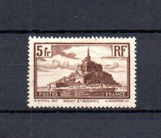 France 1930 Old 5 Franc Definitive Stamp (Michel 240) Nice MLH - Neufs