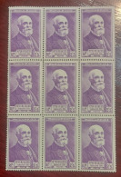 France 1946 Bloc De 9 Timbres Neuf** N° YT 749 Henri Becquerel - Ungebraucht