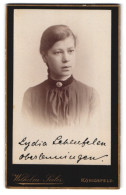 Fotografie Wilhelm Seiler, Königsfeld /Baden, Portrait Junge Dame Mit Kragenbrosche  - Personnes Anonymes