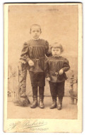 Fotografie H. Richers, Hannover, Cellerstrasse 146, Portrait Junges Geschwisterpaar  - Anonyme Personen