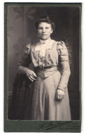 Fotografie H. Struthmann, Heiligenstadt, Hübsche Frau Mit Hochgestecktem Haar  - Anonymous Persons