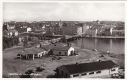 Sweden - RPPC Harnosand Utsikt Mot Nybron Unposted C. 1940's - Suecia