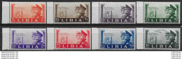 1941 Libia Asse 8v. MNH Sass. N. 171/177+A - Otros & Sin Clasificación